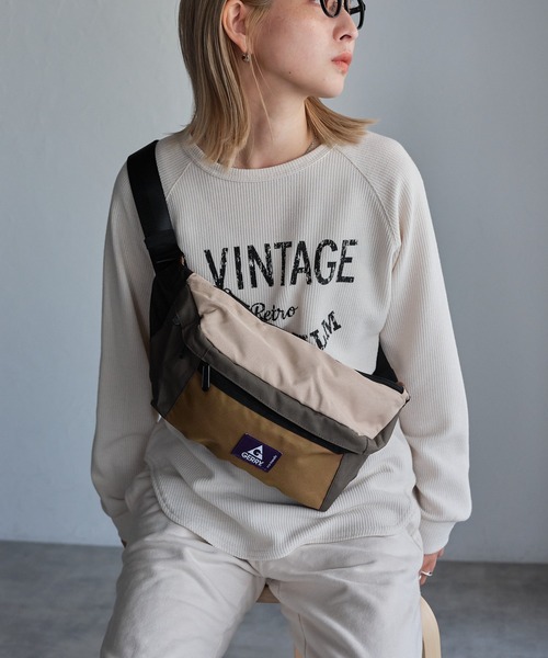 GERRY（ジェリー）の「【ユニセックス】GERRY E/F ウエストバッグ（ショルダーバッグ・メンズ・ブラック/カーキ/ベージュ/チャコールグレー・FREE）」の13枚目の写真