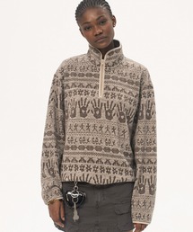 Carne Bollente | 【Carne Bollente/カルネボレンテ】 Knotty Knit Fleece Anorak Jacket 「Knotty Knit」ニットフリースアノラックジャケット(カーディガン/ボレロ)