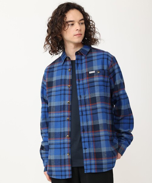 columbia チェックシャツ Columbia コロンビア チェックシャツ Mサイズ - メルカリ