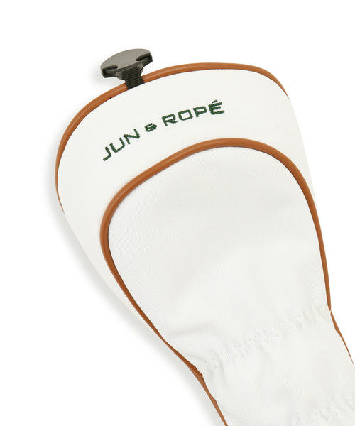 JUN&ROPE'(ジュンアンドロペ)の「【ユニセックス】カレッジロゴフェアウェイ用ヘッドカバー(ゴルフグッズ・レディース・ベージュ/ホワイト/ネイビー・FREE)」の5枚目の写真