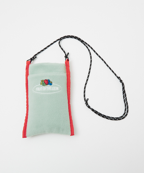 FRUIT OF THE LOOM(フルーツオブザルーム)の「【FRUIT OF THE LOOM/フルーツオブザルーム】FREECE SHOULDER BAG/フリースショルダーバッグ(ショルダーバッグ・メンズ・グリーン/ピンク/ネイビー/グレー/ブラウン/オレンジ・フリー)」の8枚目の写真