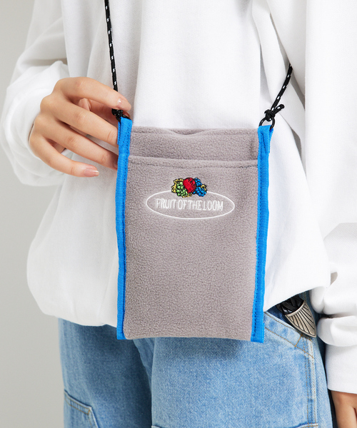 FRUIT OF THE LOOM(フルーツオブザルーム)の「【FRUIT OF THE LOOM/フルーツオブザルーム】FREECE SHOULDER BAG/フリースショルダーバッグ(ショルダーバッグ・メンズ・グリーン/ピンク/ネイビー/グレー/ブラウン/オレンジ・フリー)」の17枚目の写真