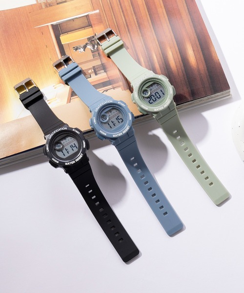 セール】【SETUP7】カジュアルデジタルウォッチ YM122 FW