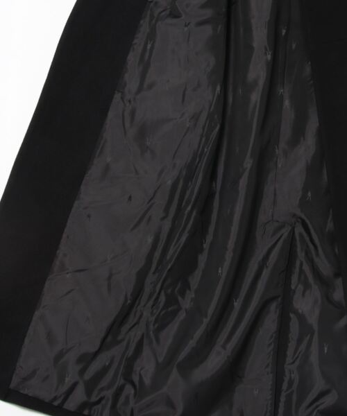 ALLSAINTS(オールセインツ)の「MARGOH ASYMMETRIC WRAP FRONT COAT | MARGOH アシンメトリック ラップ フロント コート(その他アウター・レディース・ブラック・4/6/8)」の10枚目の写真