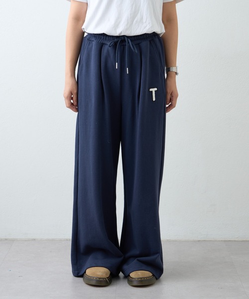 最新発見 セール】【UNISEX】ワッペンスウェットパンツ（スウェットパンツ トップス