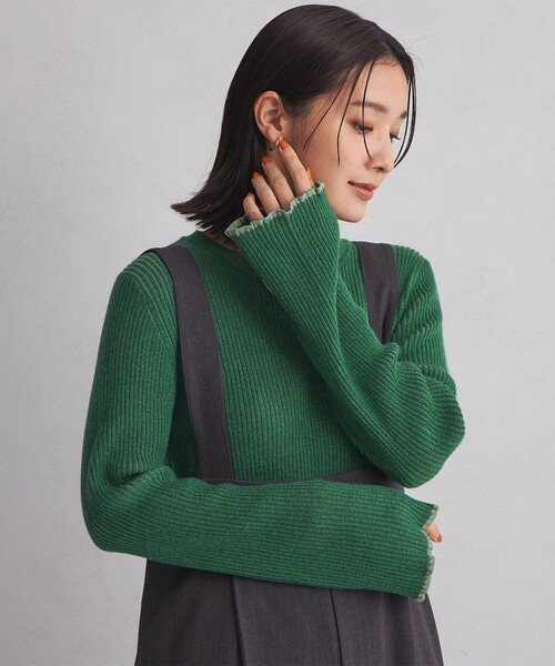 green label relaxing リブニット green label relaxing（グリーンレーベルリラクシング） ニット