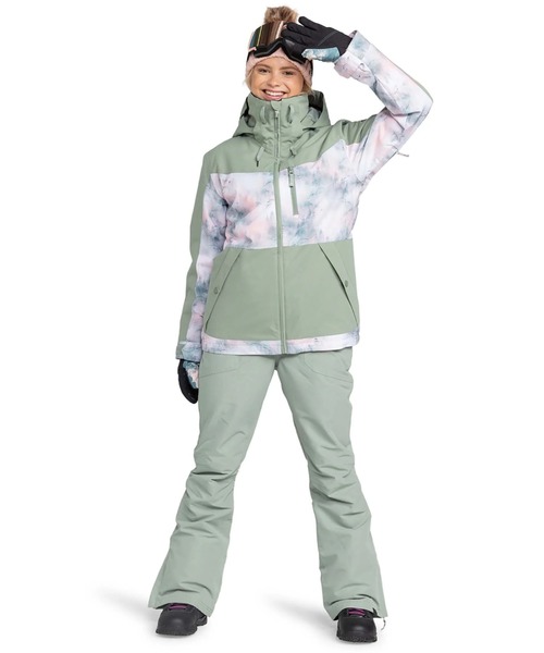ROXY(ロキシー)の「PRESENCE PARKA JK/ロキシースキースノーボードジャケット(マウンテンパーカー・レディース・グリーン/ピンク/グリーン系その他・LARGE/MEDIUM/SMALL)」の21枚目の写真