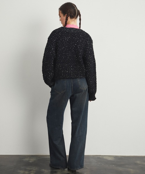uyu.(ウユ)の「MIX Yarn Short Knit Pullover / MIXヤーンショートニットプルオーバー【uyu./ウユ】(ニット/セーター・レディース・ブラック/ブラウン/レッド・FREE)」の10枚目の写真