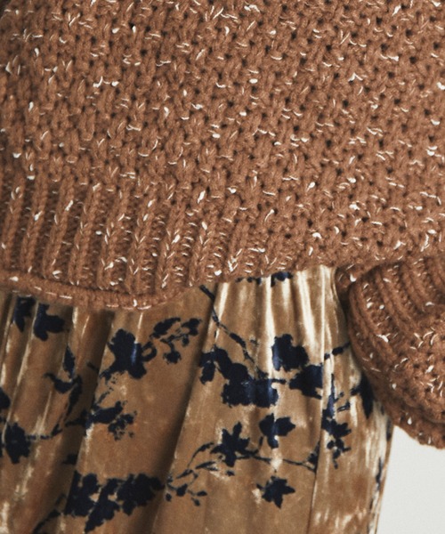 uyu.(ウユ)の「MIX Yarn Short Knit Pullover / MIXヤーンショートニットプルオーバー【uyu./ウユ】(ニット/セーター・レディース・ブラック/ブラウン/レッド・FREE)」の20枚目の写真