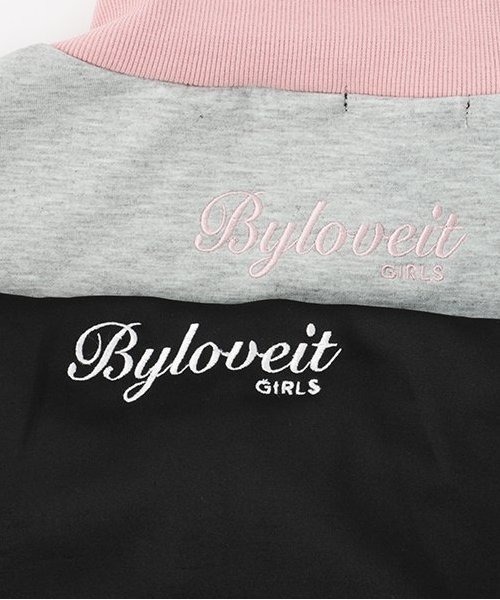 by LOVEiT(バイラビット)の「リボンガーリートラックジャケット(Tシャツ/カットソー・キッズ・ブラック/グレー・120cm/130cm/140cm/150cm/160cm)」の7枚目の写真