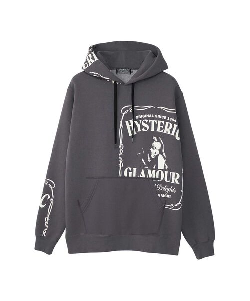 【国内買付】HYSTERIC GLAMOUR HYS WHISKY パーカー ロゴ 国内買付】HYSTERIC GLAMOUR HYS WHISKY パーカー ロゴ