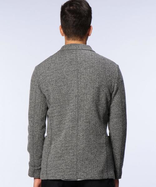 UNITED ARROWS（ユナイテッドアローズ）の「＜BOW＆ARROWS(ボウ アンド アローズ)＞ ヘリンボン ジャケット Π◆（テーラードジャケット・メンズ・グレー/ネイビー・SMALL/MEDIUM/X-LARGE/LARGE）」の3枚目の写真