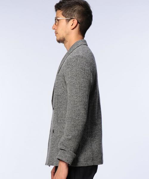 UNITED ARROWS（ユナイテッドアローズ）の「＜BOW＆ARROWS(ボウ アンド アローズ)＞ ヘリンボン ジャケット Π◆（テーラードジャケット・メンズ・グレー/ネイビー・SMALL/MEDIUM/X-LARGE/LARGE）」の5枚目の写真