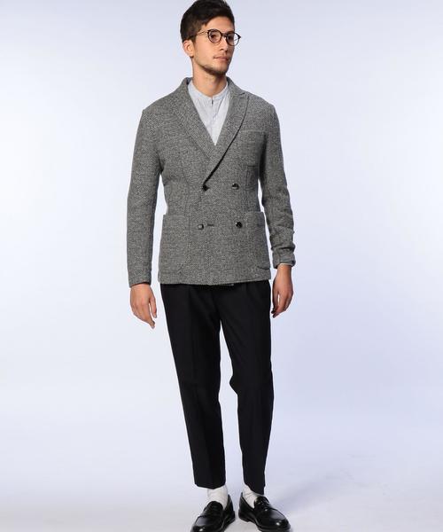 UNITED ARROWS（ユナイテッドアローズ）の「＜BOW＆ARROWS(ボウ アンド アローズ)＞ ヘリンボン ジャケット Π◆（テーラードジャケット・メンズ・グレー/ネイビー・SMALL/MEDIUM/X-LARGE/LARGE）」の6枚目の写真