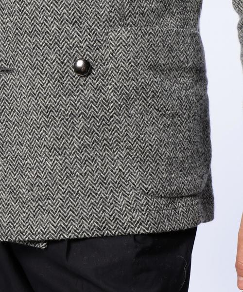 UNITED ARROWS（ユナイテッドアローズ）の「＜BOW＆ARROWS(ボウ アンド アローズ)＞ ヘリンボン ジャケット Π◆（テーラードジャケット・メンズ・グレー/ネイビー・SMALL/MEDIUM/X-LARGE/LARGE）」の12枚目の写真