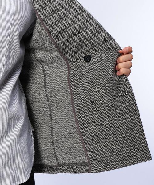 UNITED ARROWS（ユナイテッドアローズ）の「＜BOW＆ARROWS(ボウ アンド アローズ)＞ ヘリンボン ジャケット Π◆（テーラードジャケット・メンズ・グレー/ネイビー・SMALL/MEDIUM/X-LARGE/LARGE）」の13枚目の写真