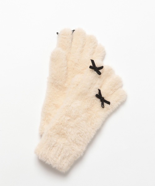 LOWRYS FARM(ローリーズファーム)の「アソートニットグローブ 202047(手袋・レディース・ブラック/ブルー/アイボリー・FREE)」の17枚目の写真