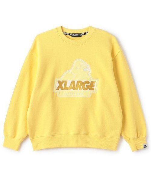 XLARGE KIDS（エクストララージキッズ）の「スランテッドOGゴリラ刺しゅうトレーナー（スウェット・キッズ・ブラック/ホワイト/レッド/イエロー・80ｃｍ/90cm/100cm/110cm/120cm/130cm/140cm）」の4枚目の写真