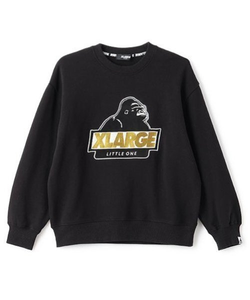XLARGE KIDS（エクストララージキッズ）の「スランテッドOGゴリラ刺しゅうトレーナー（スウェット・キッズ・ブラック/ホワイト/レッド/イエロー・80ｃｍ/90cm/100cm/110cm/120cm/130cm/140cm）」の17枚目の写真