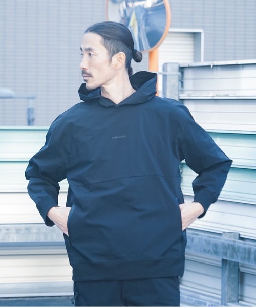 【VIRTUOUS/バーチャス】アクティブストレッチプルオーバーパーカー/フーディー（パーカー）｜VIRTUOUS（バーチャス）