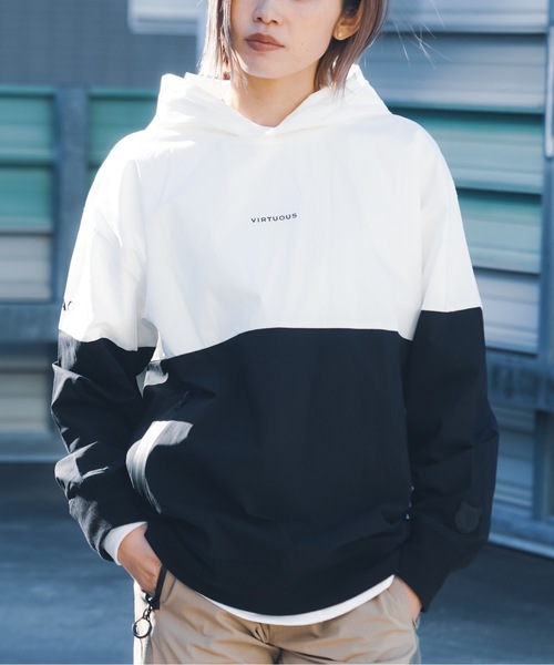 【VIRTUOUS/バーチャス】アクティブストレッチプルオーバーパーカー/フーディー（パーカー）｜VIRTUOUS（バーチャス）