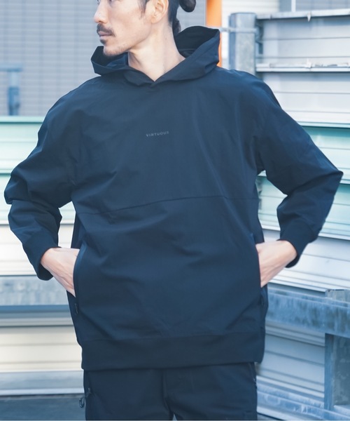 【VIRTUOUS/バーチャス】アクティブストレッチプルオーバーパーカー/フーディー（パーカー）｜VIRTUOUS（バーチャス）