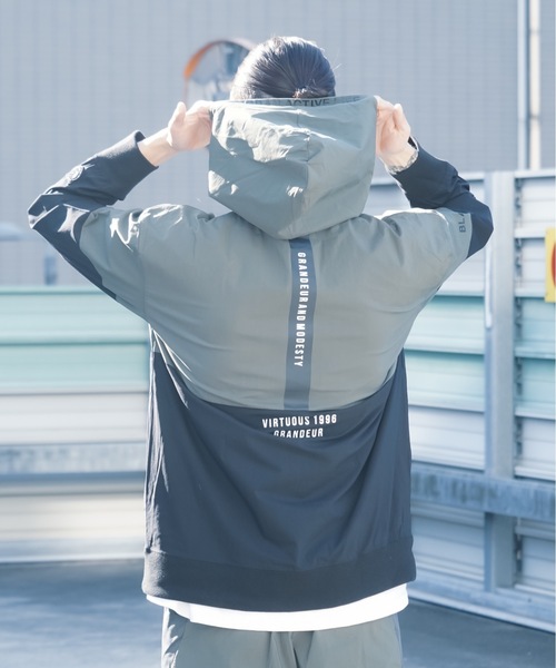 【VIRTUOUS/バーチャス】アクティブストレッチプルオーバーパーカー/フーディー（パーカー）｜VIRTUOUS（バーチャス）