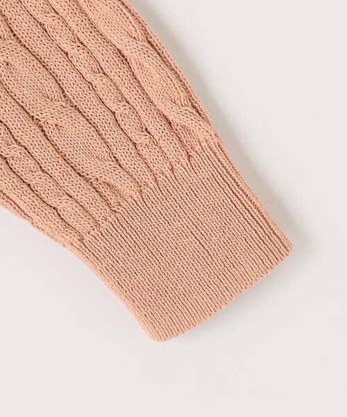 J.PRESS(ジェイプレス)の「【洗える】GIZA MERCERIZE COTTON ケーブル ニット(ニット/セーター・レディース・ピンク系/ベージュ系/サックスブルー系/イエロー系/ホワイト系・MEDIUM/LARGE)」の16枚目の写真