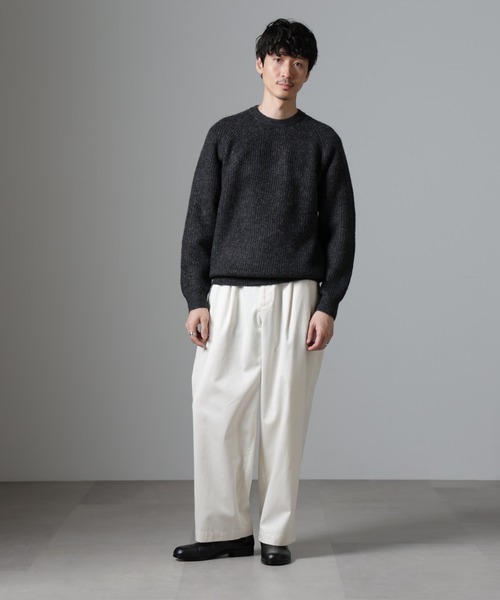 セール】ウールミックスネップニット（ニット/セーター）｜NANO