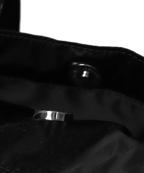WEGO(ウィゴー)の「WEGO/サテンリボンチャーム付きボストンバッグ(ショルダーバッグ・レディース・シルバー/ピンク/ブラック・FREE)」の15枚目の写真