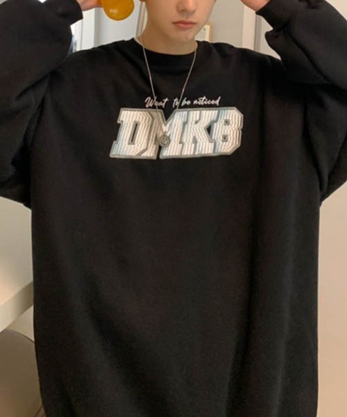 NOWLE（ノウル）の「【NOWLE】ロゴ ワッペン刺繍 裏起毛 スウェット（スウェット・メンズ・オレンジ/グレー/ブラック・MEDIUM/LARGE/X-LARGE）」の19枚目の写真