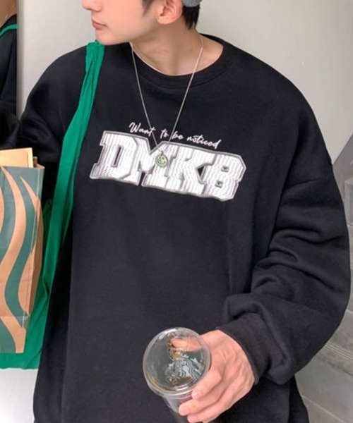 NOWLE（ノウル）の「【NOWLE】ロゴ ワッペン刺繍 裏起毛 スウェット（スウェット・メンズ・オレンジ/グレー/ブラック・MEDIUM/LARGE/X-LARGE）」の20枚目の写真