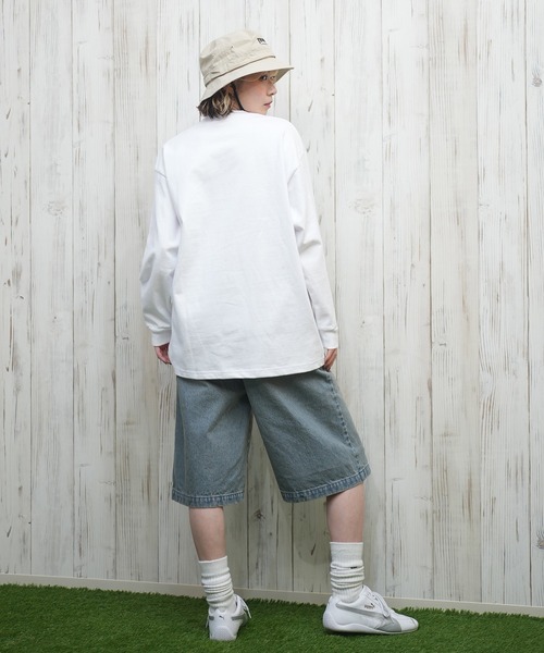 RVCA(ルーカ)の「RVCA/ルーカ シンプルロゴ/ロンT BF043-050(Tシャツ/カットソー・レディース・スミクロ/ベージュ/ホワイト・L/M)」の10枚目の写真