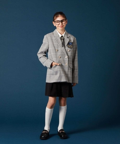 140-160]【卒服】エンブレム付きWブレストジャケット