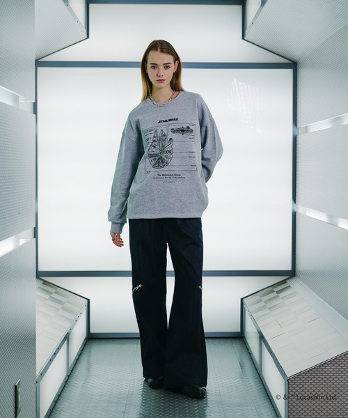 selle glant（セレグランテ）の「【STAR WARS / スター・ウォーズ】ASSORTED GRAPHIC CREWNECK SWEATSHIRT/ アソートグラフィッククルーネックスウェット（スウェット・メンズ・グレー/ブラック・LARGE/MEDIUM/SMALL）」の10枚目の写真