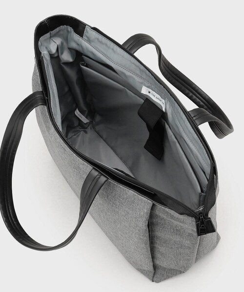 THE SHOP TK （ザ ショップ ティーケー ）の「10ポケット軽量マルチトート ON・OFF兼用／PCポケット付き（トートバッグ・メンズ・ブラック/ダークグレー/ネイビー・00）」の6枚目の写真