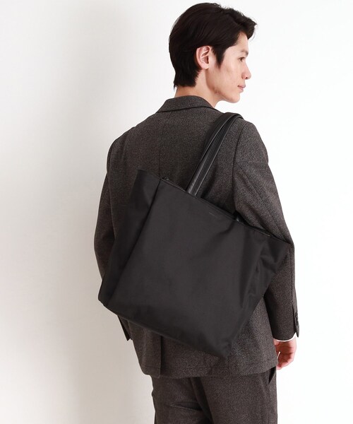 THE SHOP TK （ザ ショップ ティーケー ）の「10ポケット軽量マルチトート ON・OFF兼用／PCポケット付き（トートバッグ・メンズ・ブラック/ダークグレー/ネイビー・00）」の20枚目の写真