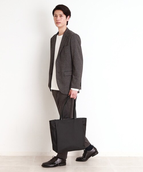 THE SHOP TK （ザ ショップ ティーケー ）の「10ポケット軽量マルチトート ON・OFF兼用／PCポケット付き（トートバッグ・メンズ・ブラック/ダークグレー/ネイビー・00）」の19枚目の写真