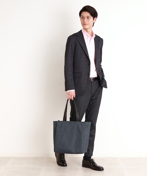 THE SHOP TK （ザ ショップ ティーケー ）の「10ポケット軽量マルチトート ON・OFF兼用／PCポケット付き（トートバッグ・メンズ・ブラック/ダークグレー/ネイビー・00）」の18枚目の写真