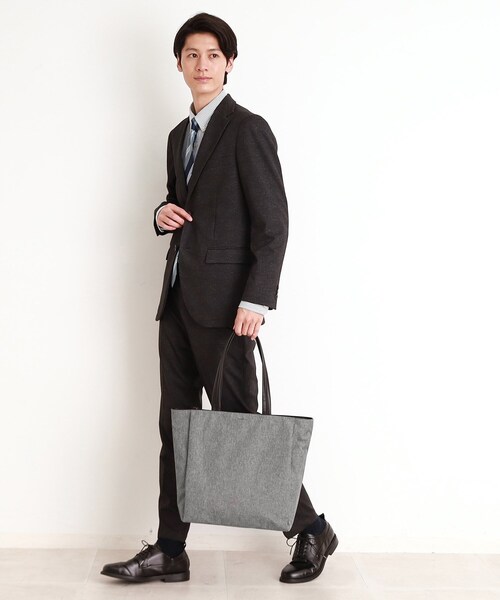 THE SHOP TK （ザ ショップ ティーケー ）の「10ポケット軽量マルチトート ON・OFF兼用／PCポケット付き（トートバッグ・メンズ・ブラック/ダークグレー/ネイビー・00）」の15枚目の写真