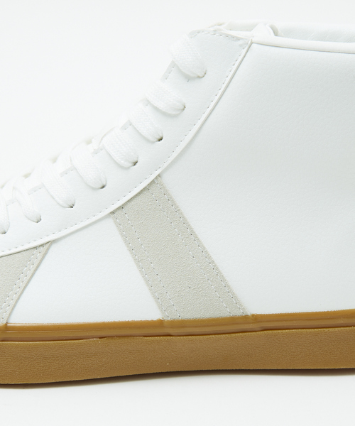 ABAHOUSE（アバハウス）の「German Trainer/ジャーマントレーナー ハイカット/ミリタリースニーカー（スニーカー・メンズ・ホワイト系その他/ブラック系その他/ホワイト系その他2/ブラック系その他2・40/41/42/43/44）」の22枚目の写真