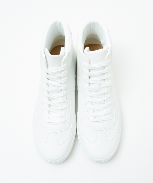 ABAHOUSE（アバハウス）の「German Trainer/ジャーマントレーナー ハイカット/ミリタリースニーカー（スニーカー・メンズ・ホワイト系その他/ブラック系その他/ホワイト系その他2/ブラック系その他2・40/41/42/43/44）」の16枚目の写真