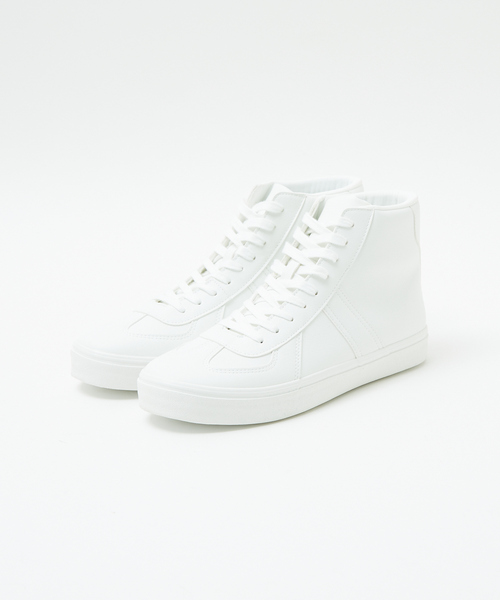 ABAHOUSE（アバハウス）の「German Trainer/ジャーマントレーナー ハイカット/ミリタリースニーカー（スニーカー・メンズ・ホワイト系その他/ブラック系その他/ホワイト系その他2/ブラック系その他2・40/41/42/43/44）」の17枚目の写真