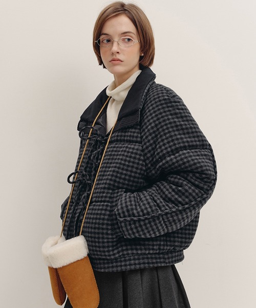 【美品】cen. リボンジャケット Cen. リネンライク リボンジャケット 紺色 新品 ブランドタグ付き