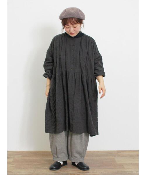 Samansa Mos2（サマンサ モスモス）の「◎ふんわりチュニック（チュニック・レディース・オフホワイト/ベージュ/チャコールグレー/ミント・F）」の11枚目の写真