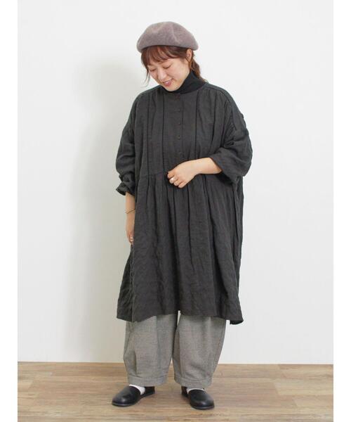 Samansa Mos2（サマンサ モスモス）の「◎ふんわりチュニック（チュニック・レディース・オフホワイト/ベージュ/チャコールグレー/ミント・F）」の12枚目の写真