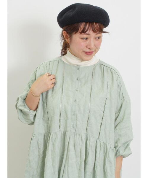 Samansa Mos2（サマンサ モスモス）の「◎ふんわりチュニック（チュニック・レディース・オフホワイト/ベージュ/チャコールグレー/ミント・F）」の15枚目の写真