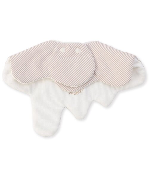 apres les cours（アプレレクール）の「とろ~りスタイ（スタイ/よだれかけ・キッズ・オフホワイト/ブラウン・90）」の14枚目の写真