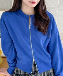 clear | ダブルジップカットソートップス[大人綺麗目] ≪2025SS新作≫(Tシャツ/カットソー)