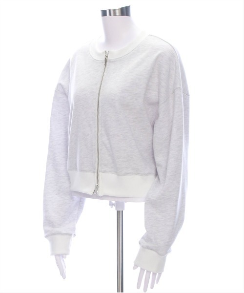 clear（クリア）の「ダブルジップカットソートップス[大人 カジュアル 韓国 ファッション 着回し抜群] ≪2025SS新作≫（Tシャツ/カットソー・レディース・ネイビー/ブルー/アイボリー/ラベンダー/オートミール・F）」の14枚目の写真